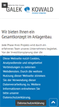 Mobile Screenshot of galek-kowald.de